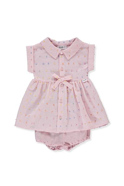 Bebetto Pompon Team Woven Dress - K4827
