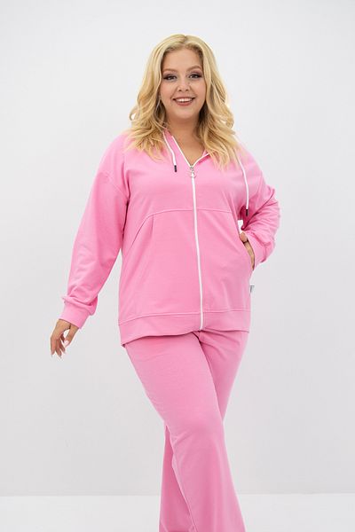 CC STORE Women's Large Size Hooded Pocket Detailed Tracksuit Set 8139-25