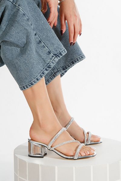 Best Group New Season Low Heeled Stone Slippers