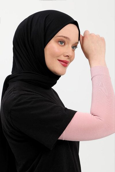 Melodi Scarf Hijab Sleeves Set of 3 Ecru Powder Beige Prayer Sleeves Sports Sleeves