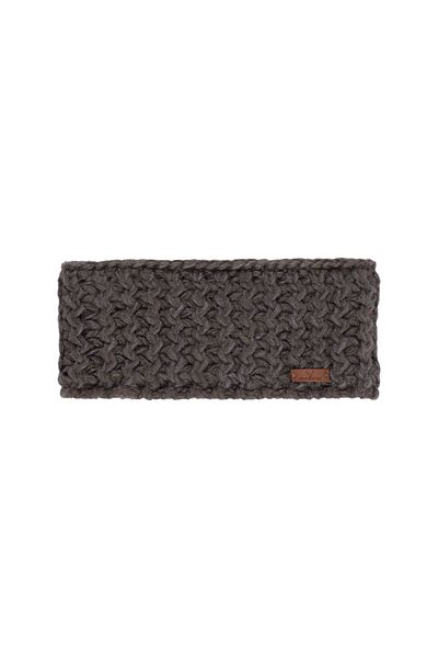Nordbron Women's Gray Soft Hair Band Buckle Daily Use Logo Detailed Stretchy Floy