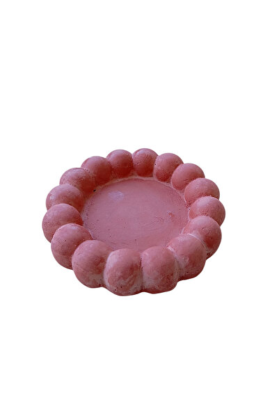 Semgiller Dekoratif Biblo Tabak Yuvarlak,Takı,Sunumluk,Tütsülük, Organizer Ta...