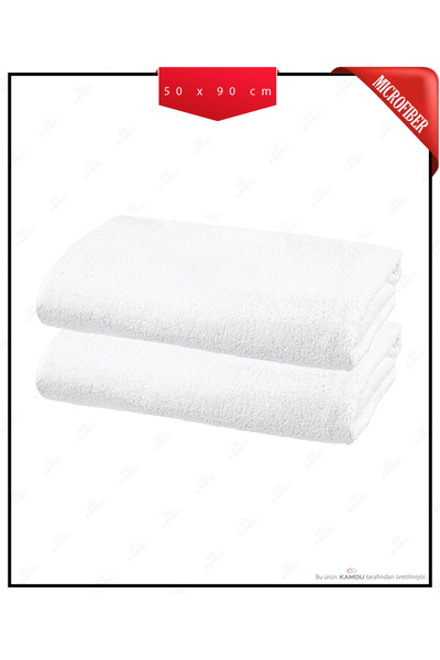 Luffiec 2 Pcs 50 X 90 cm Microfiber Hairdressing Towel, Barber Towel, Sports Towel, Fitness Towel
