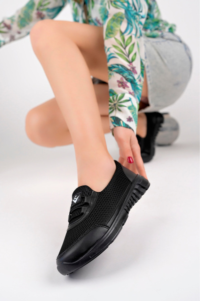 StWenn Women's Sports Ballerina Walking Shoes Lightweight Orthopedic Sole Mother Shoes