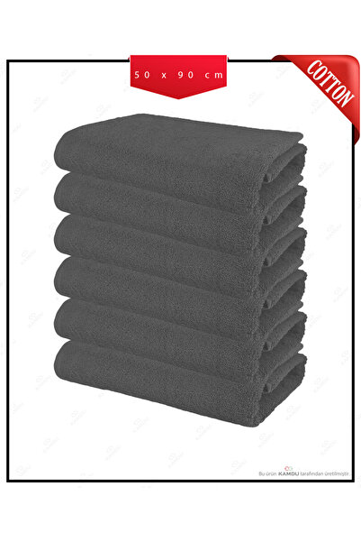 lemsel 6 Pieces 50 X 90 cm Cotton Barber Towels, Hairdresser Towels, Sports T...