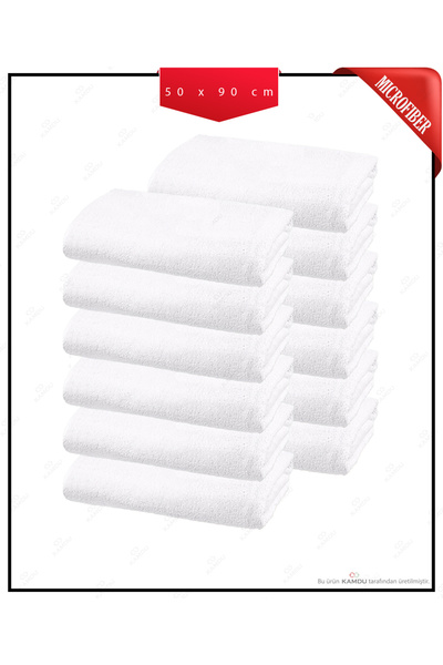 MOSTAS 12 Pcs 50 X 90 cm Microfiber Hairdressing Towel, Barber Towel, Sports Towel, Fitness Towel