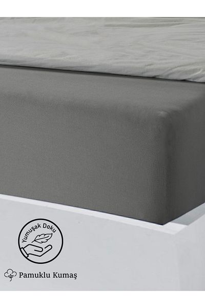 serelya Oversized Premium Ranforce Cotton Fitted Sheet - 180X200Cm Pillow Gift
