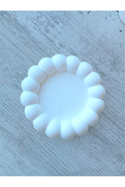 Semgiller Dekoratif Biblo Tabak Yuvarlak,Takı,Sunumluk,Tütsülük, Organizer Ta...