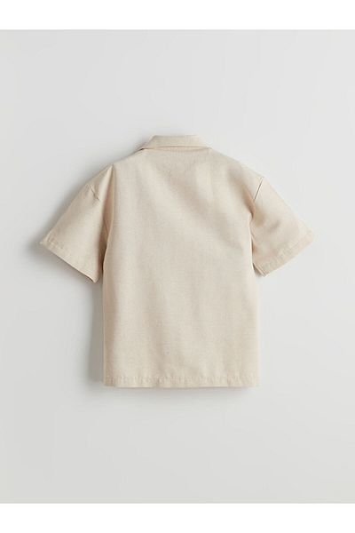 LC Waikiki Lcw Linen Blend Boy's Shirt Fast Fashion