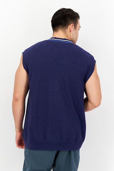 Fila Men Sportswear Fit Sleeveless Training Vest, Navy