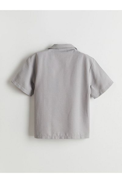 LC Waikiki New Season Linen Mixed Boy's Shirt -