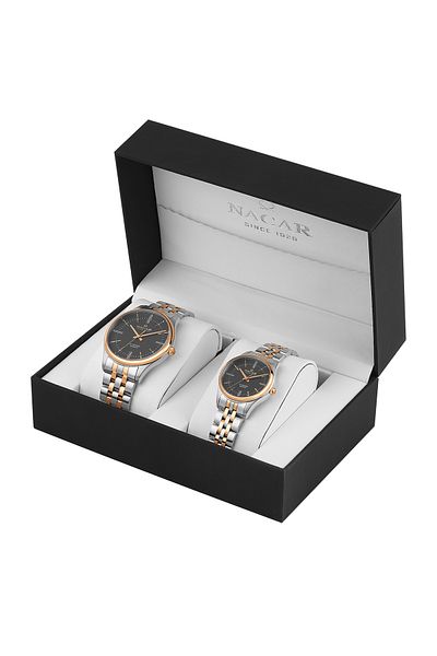 Nacar Silver - Rose Men-Women's Wristwatch Nc35-592025-Ebm