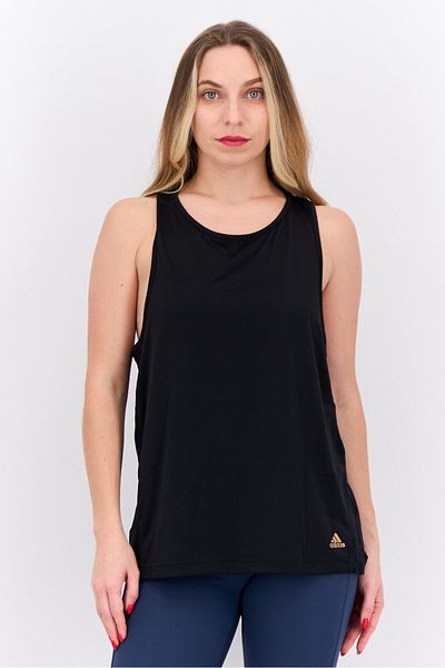 adidas Women Sportswear Fit Sleeveless Training Tank Top, Black