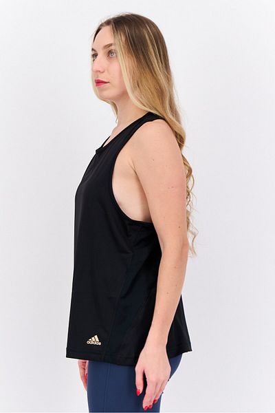 adidas Women Sportswear Fit Sleeveless Training Tank Top, Black