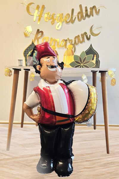 PEKSHOP بالون طبلة رمضان بالون طبلة رمضان 120 سم