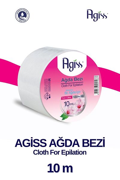 AGISS 10 m Waxing Cloth Roll