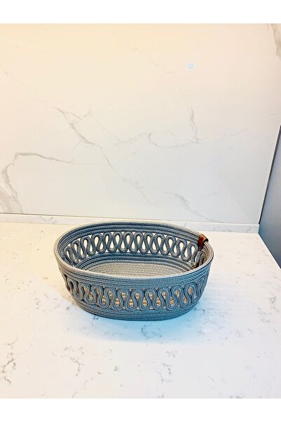 HLM TEKSTİL Hasır Jüt , El Dokuma Sepet Banyo Ve Mutfak Organizeri, Ekmeklik ...