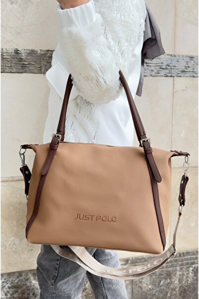 çantamgelsin Просто поло Жіноча чорна велика сумка на плече з регульованим довгим ремінцем