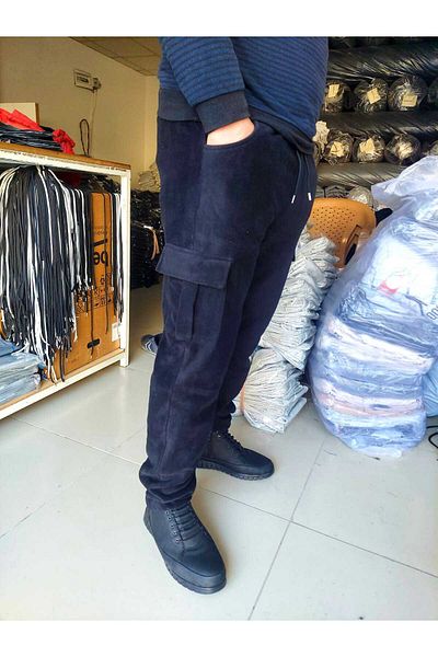 SURMARİ Ανδρικό φούτερ Cargo Pocket Regular Fit Winter Fleece