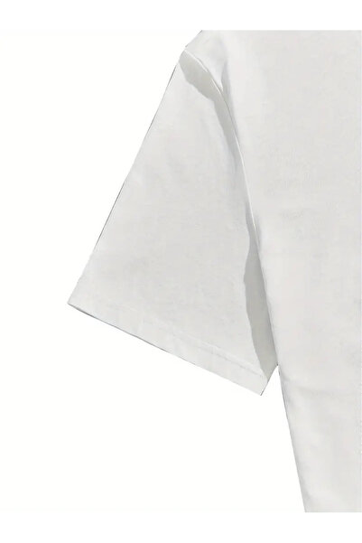 Pink Sky Plus Size Paris Printed Oversize Combed Cotton T-Shirt Tee All Seasons