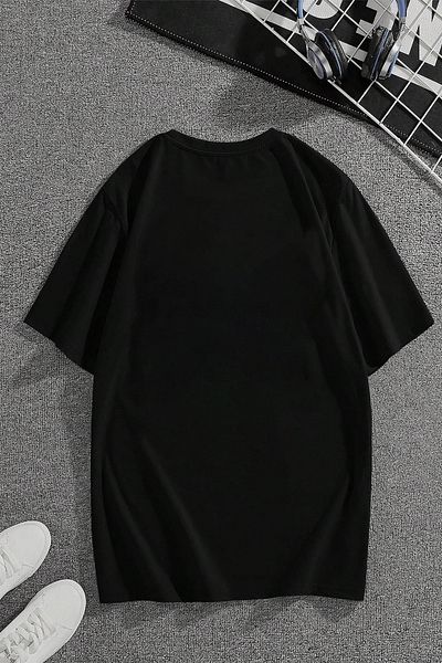 uyguntarz Βαμβακερό μπλουζάκι Manhattan με στάμπα Oversize