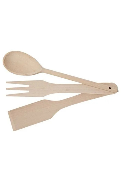 IKEA Premium Product Quality Convenient Durable Modern Design 3 Pieces of Wooden Kitchen Utensils Filbunke