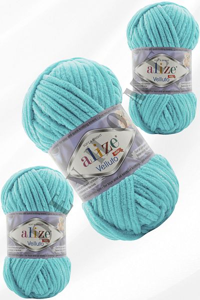devhome Alize Velluto Velvet Hand Knitting Rope Cardigan Booties Home Boots Scarf Hat Blanket Slippers 3 Pieces