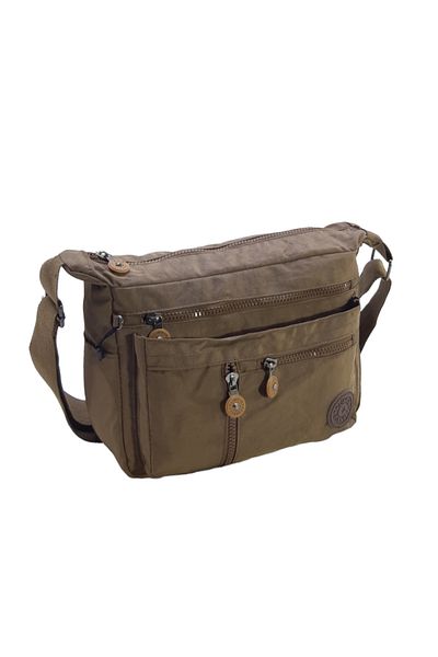 Baginn Geantă de umăr Klinkır pentru femei - curea încrucișată, buzunare multiple, 25*20 cm, nurcă ușoară