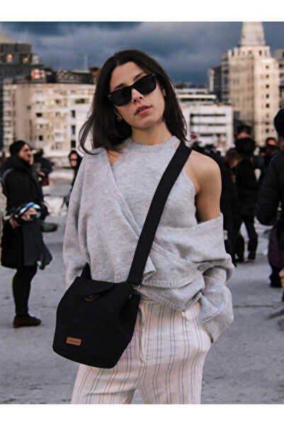 Hediyeninellitonu حقيبة نسائية من القش 100% قطن تصميم خاص ELYAPEKIMI