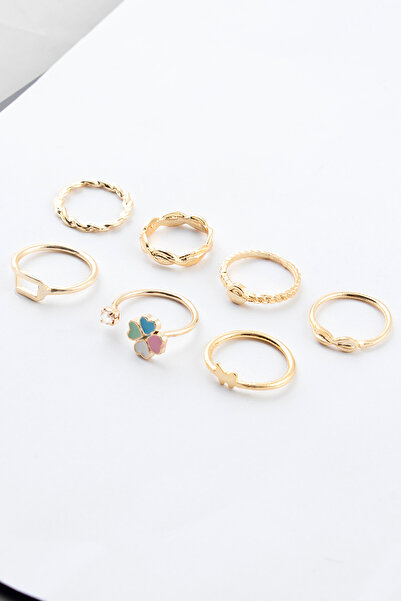 Sortie Aksesuar Mineli Zirkonlu Yonca ve Kelebek Sonsuzluk Figürlü Boyu Ayarl...