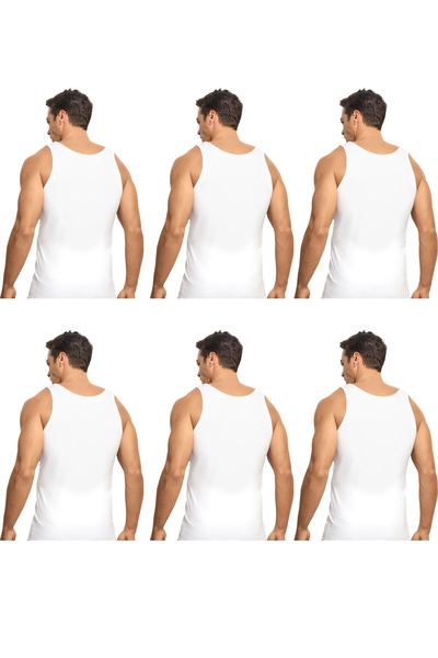 Muks Ανδρικό εσώρουχο MUK'S 6 ΣΥΣΚΕΥΑΣΙΑ 100% βαμβάκι Λευκό-Μαύρο-Γκρι