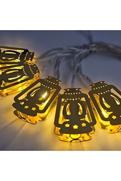 parti sürprizi Hoş Geldin Ramazan Temalı Gün Işığı Metal Fener Şekilli Işık