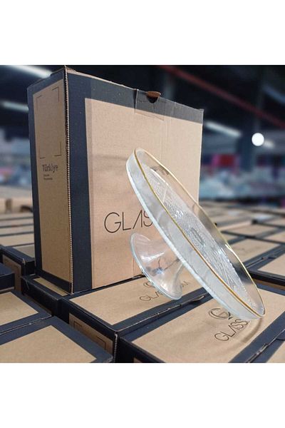 MATMEL Presentation Cake Cookie with Glass Foot Service Set