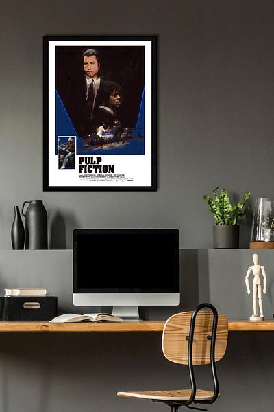 Saturn Pictură înrămată Pulp Fiction - Pictură cu poster roman Fim ieftină
