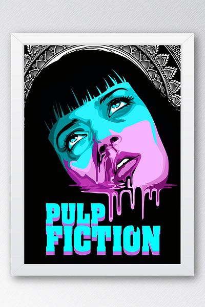 Saturn Pictură înrămată Pulp Fiction - Pictură cu poster roman Fim ieftină