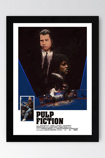 Saturn Pictură înrămată Pulp Fiction - Pictură cu poster roman Fim ieftină