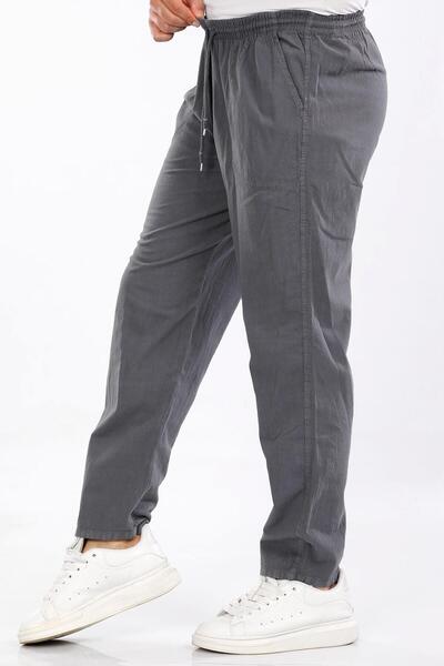 DENİZLİFE Unisex M-8XL beden %100 Natural Hambezi Keten Pantolon