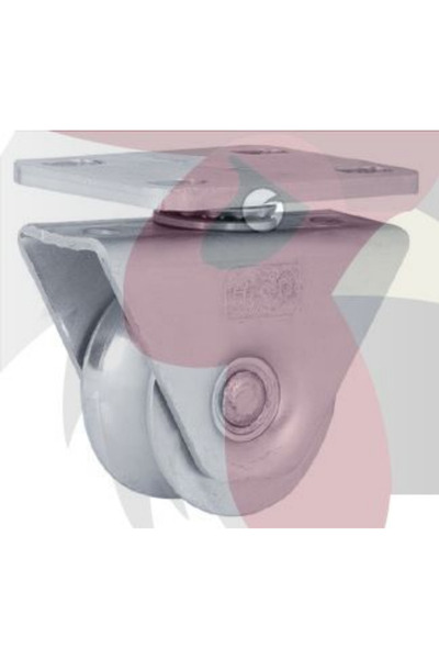 HOROZ DEMİR 70MM ÇİFT RULMANLI DÖNER KEPLİ TEKER/DÖNER RAYLI KAPI MAKARASI