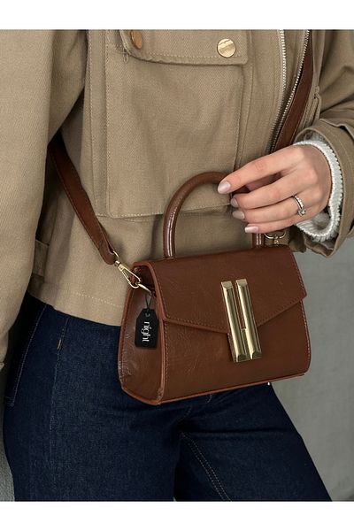 Night Geanta de mana si umar Montanna Model Tan pentru dama