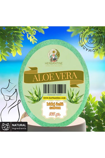 herbantine Sponge Soap with Aloe Vera Extract
