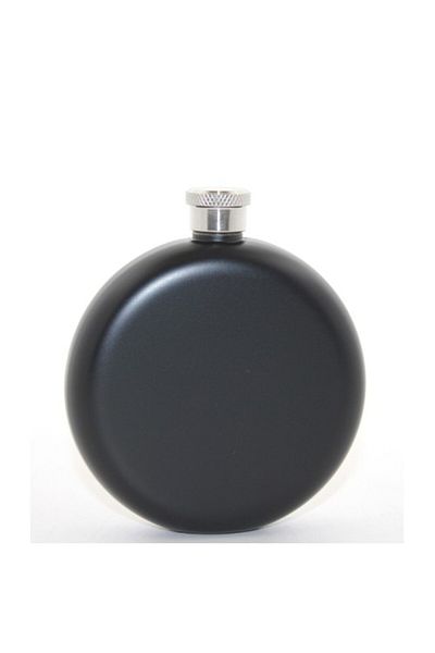 mk global Stainless Steel Round 5 oz Single Flask Black Color