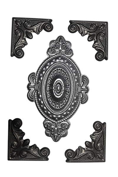 Metal Sepeti DEORATİF FERFORJE KAPI KÖŞE SÜSÜ/BASKILI SAÇ