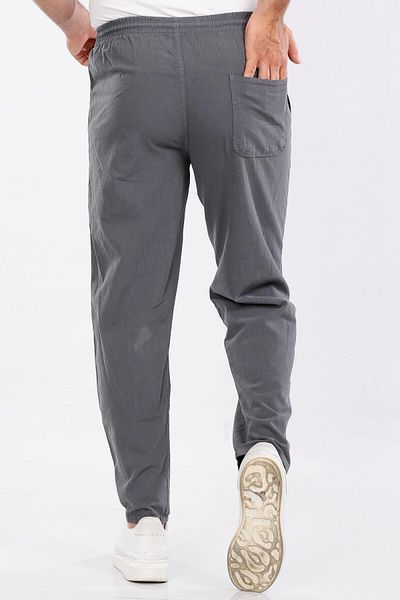 DENİZLİFE Unisex M-8Xl Size 100% Natural Hambezi Linen Trousers