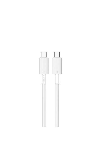 porodo Type-C To C Pvc Cable 1.2M - White