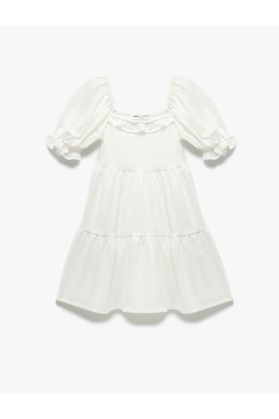 Koton ecru Midi Dress