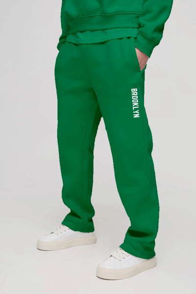 Superlife Ανδρικό παντελόνι φλις με επένδυση 3 κλωστών, χοντρό μπρούκλιν εμπριμέ SPR24EA70