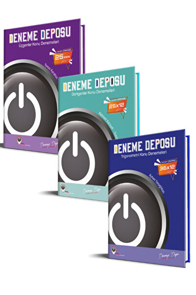 DENEME DEPOSU YAYINLARI Deneme Deposu Üçgenler Dörtgenler Trigonometri Konu D...