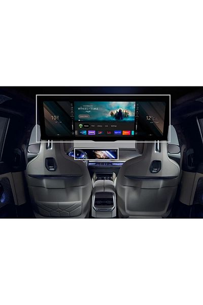 Mobilite Bmw I7 2022-2025 Touch Screen and Rear Tv Cinema Screen Compatible All Set 9H Nano Screen Protector