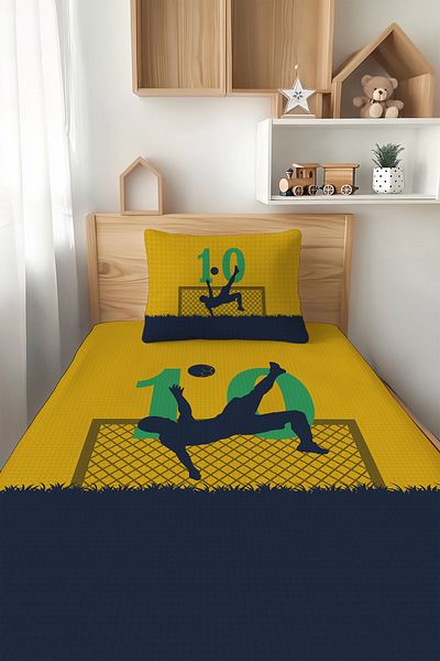Şen Dekorasyon Football Theme 4 Seasons Kids Pique Set