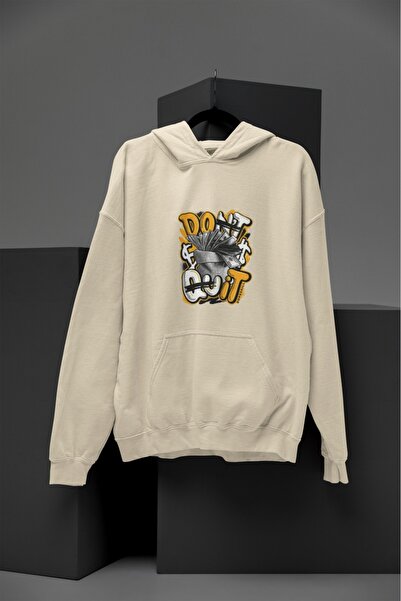 Butik Φούτερ Unisex με μακρύ μανίκι 2 νήματα DON'T QUIT Transfer B με τύπωμα ...